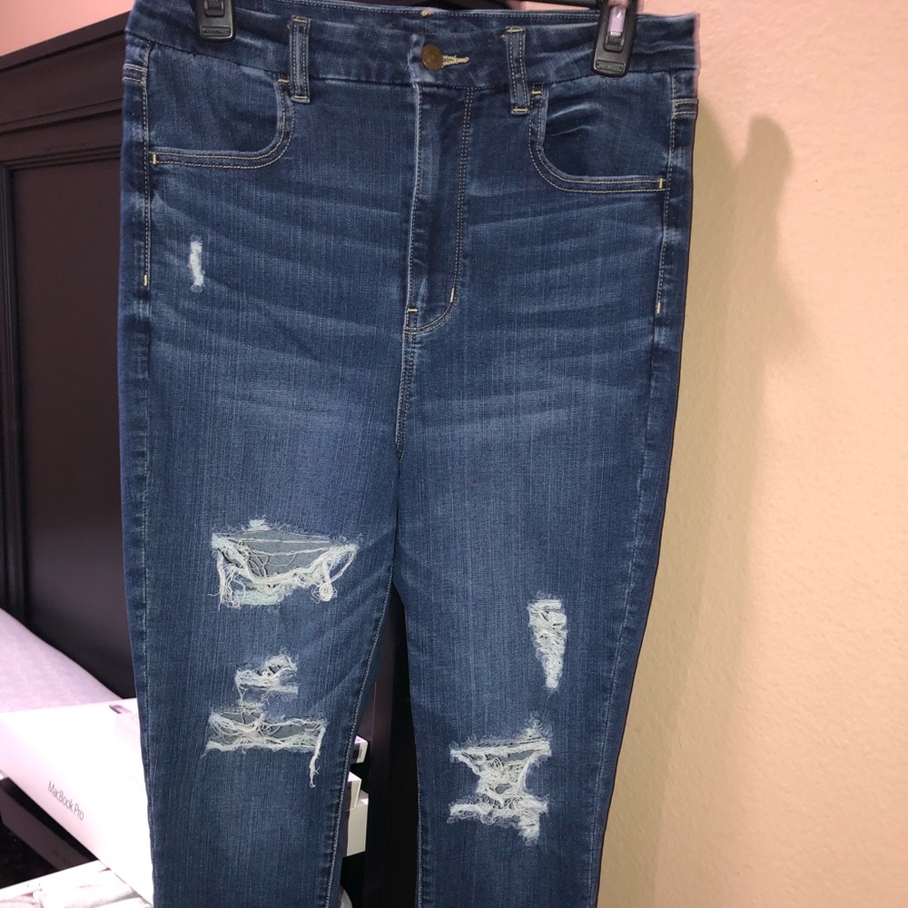 American Eagle: Curvy super high rise jegging